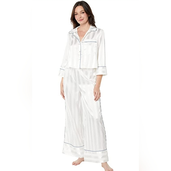 Free People Pajama Party Set in Ivory NWT - Picture 2 of 3